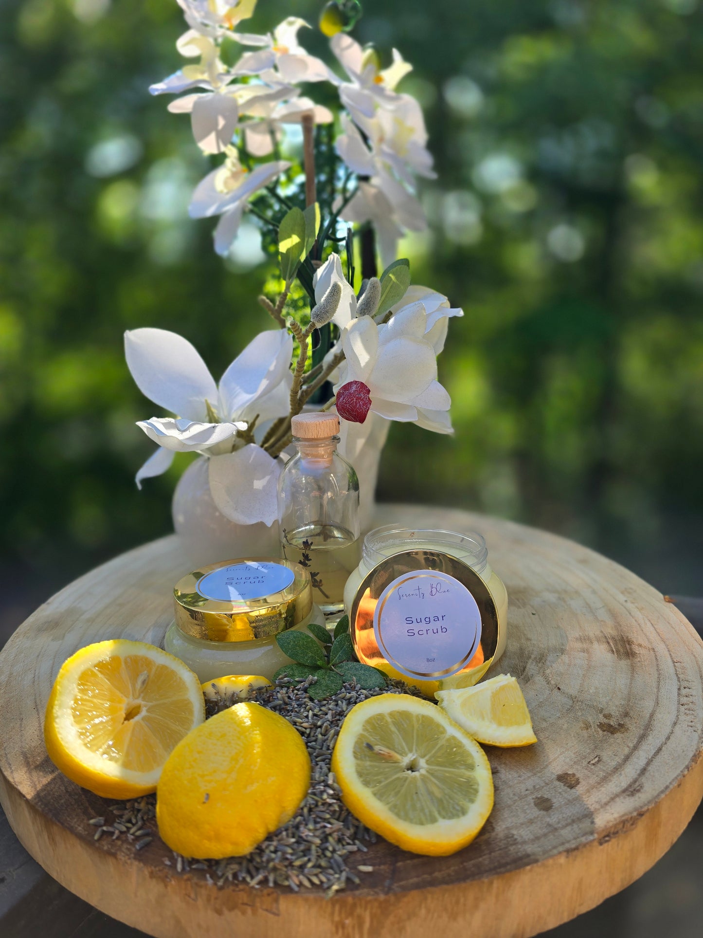 Lemon and Lavender Extract Sugar Scrub