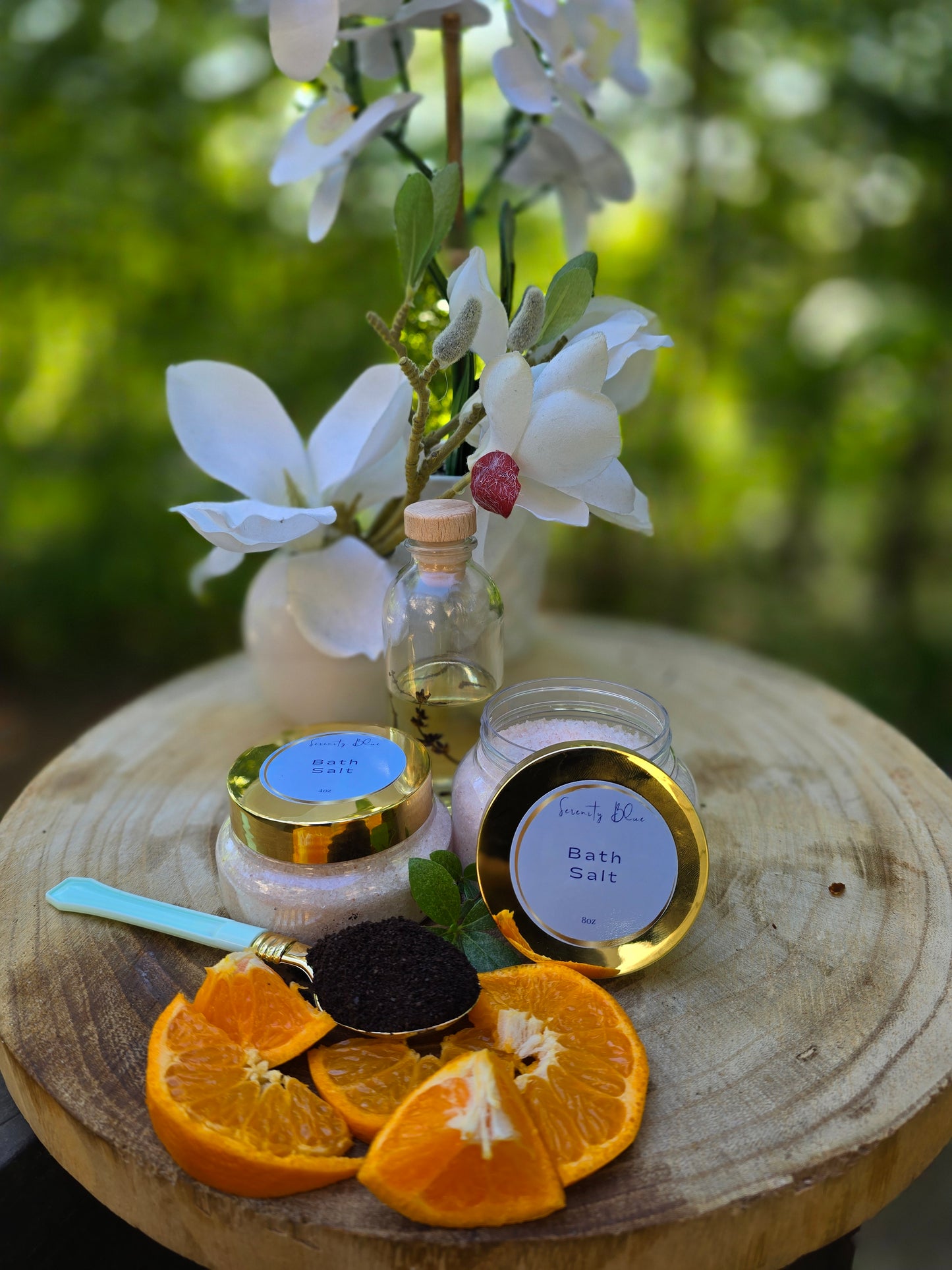 Orange and Vanilla Extract Bath Salts