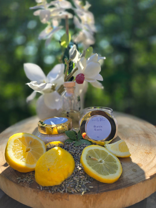 Lemon and Lavender Extract Bath Salts